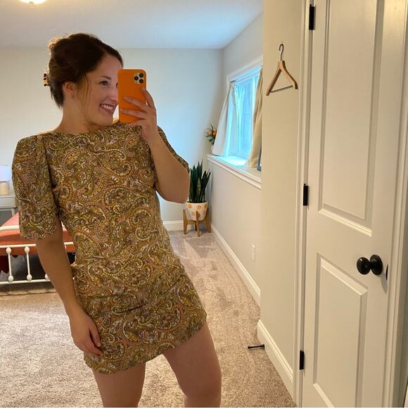 ESSENTIEL ANTWERP Silk Pink Floral Mini Dress 36 XS/S - Picture 5 of 12